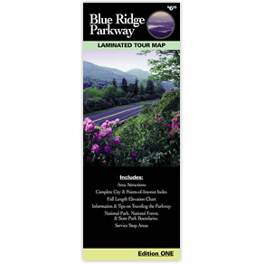 GUIDE MAP FOR THE BLUE RIDGE PARKWAY