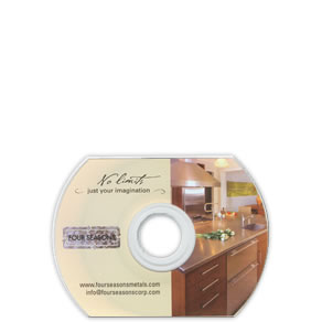 Presentation CD; Project portfolio used for video loop @ trade shows and for hand outs